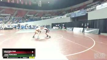 4A-285 lbs Cons. Round 3 - Jose Moncada, Ontario vs Brayden Fink, Scappoose