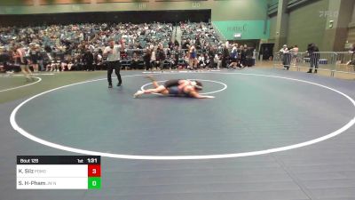 126 lbs Round Of 64 - Kyden Silz, Pomona vs Soren Harris-Pham, JW North