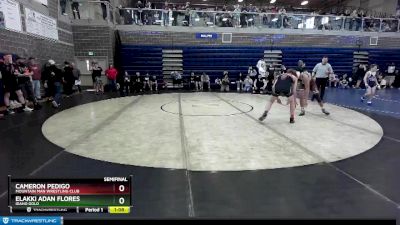 158 lbs Semifinal - Elakki Adan Flores, Idaho Gold vs Cameron Pedigo, Mountain Man Wrestling Club