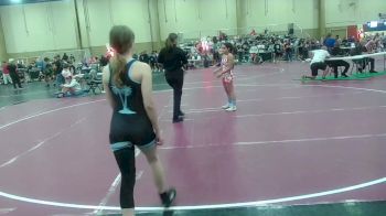 112 lbs 3rd Place - Bianca Ribeiro-Barbosa, N/A vs Liana McIntosh, Head Hunters Wrestling Club Florida