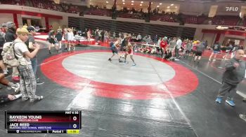 120 lbs Cons. Round 3 - Jace Reed, Mustang High School Wrestling vs Raykeon Young, Cache Wrestling Club