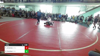 54 lbs Quarterfinal - Tate Jimenez, Cpwc vs Sebastian Escobar, Grindhouse WC