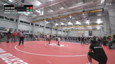 134 lbs 3rd Place - Nazair Kemp, East Windsor vs Danyelle Kelly, East Hartford