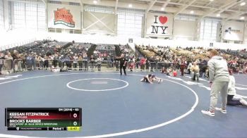 63 lbs Champ. Round 2 - Keegan Fitzpatrick, GC Grapplers vs Brooks Barber, Brockport Jr. Blue Devils Wrestling Club