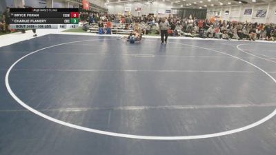 106 lbs Cons. Quarters - Bryce Feran, Victory School Of Wrestling vs Charlie Flanery, Cowboy Wrestling Club