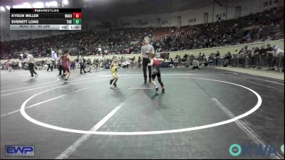 40 lbs Consi Of 8 #1 - Kyson Miller, Wagoner Takedown Club vs Everett Long, Tiger Trained Wrestling