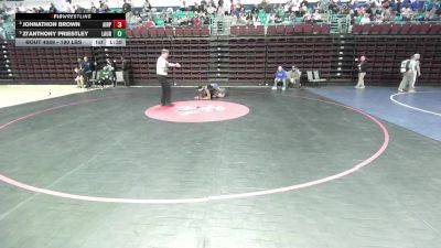 190 lbs Round Of 16 - Johnathon Brown, Airport vs Zi'Anthony Priestley, Laurens