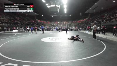 140 lbs Round Of 16 - Aaron Rodgers, Golden Valley (Bakersfield) vs Jayden Ramirez, Frontier