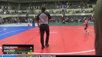 80 lbs Round 2 - Tyson Edelbach, Wabasha Kellogg vs Elijah Spaith, JJ`s Club Wrestling