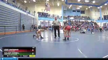 120 lbs Champ. Round 1 - Jose Contreras, Minico High School vs Walker Gunnell, Middleton High School