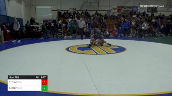 182 lbs Semifinal - Diego Diaz, Bellarmine Prep (San Jose) vs Yadi Brar, Clovis East