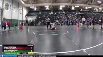 90 lbs Round 2 (6 Team) - Kieran Akerson, Nebraska Titans vs Isaac Carroll, G.I. Grapplers Black