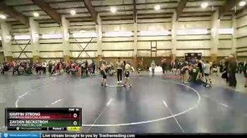 130 lbs Cons. Round 1 - Zayden Beckstrom, Wasatch Wrestling Club vs Griffin Strong, Sanderson Wrestling Academy