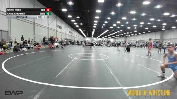 110 lbs 5th Place - Gavin Rush, Roundtree Wrestling Academy 12u vs Cade Kreamer, Powerhouse Elite 12U