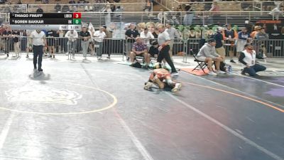 106 1A Cons. Round 3 - Soren Bakkar, Bishop Kenny vs Thiago Finuff, Liberty County