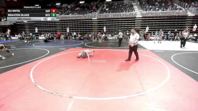 62 lbs 3rd Place - Eli Entel, Casper WC vs Braxton Blake, OutKast Wrestling Club