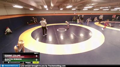 57-61 lbs Round 1 - Quinton Robison, Westlake vs Dominic Collins, Sanderson Wrestling Academy