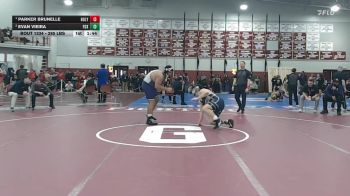 285 lbs Semifinal - Parker Brunelle, Holyoke vs Evan Vieira, Foxborough