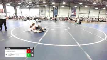 119 lbs Rr Rnd 1 - Evan Ulrich, 84 Athletes vs Micah Engelman, Mat Assassins Black