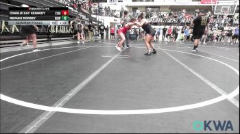 138 lbs Quarterfinal - Charlie Kay Kennedy, Standfast vs Nevaeh Dorsey, Midwest City Bombers Youth Wrestling Club