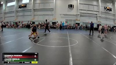 115 lbs Round 1 (8 Team) - Dominick Frisenda, WV Wild vs Cooper Breslin, Full Circle