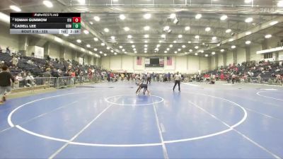 125 lbs Semifinal - Cadell Lee, USMAPS vs Tomah Gummow, Ithaca
