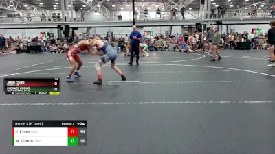 130 lbs Round 3 (6 Team) - Jerin Coles, Seagull vs Michael Cuoco, Terps Northeast MS