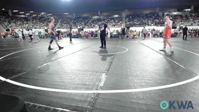 132 lbs Quarterfinal - Eli Stahler, Cowboy Wrestling Club vs Ayden Wagner, Choctaw Ironman Youth Wrestling