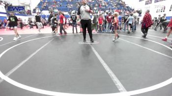 52 lbs Quarterfinal - Kol Burd, Weatherford Youth Wrestling vs Easton Smith, Kingfisher YellowJackets