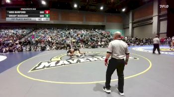 215 lbs 1st Place Match - Brody Buzzard, Harrisburg vs Wes Burford, Oakdale