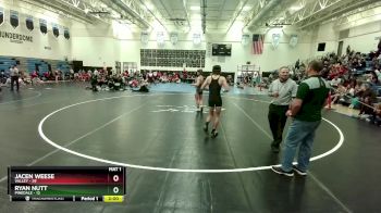 120 lbs Round 2 (3 Team) - Ryan Nutt, Pinedale vs Jacen Weese, Valley