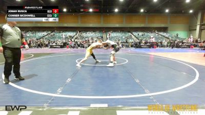 135 lbs Consi Of 16 #1 - Jonah Rusca, Reedley Wc vs Conner McDowell, Escalon