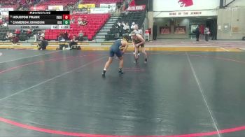 184 lbs Cons. Semi - Cameron Johnson, Central Oklahoma vs Houston Frank, Fort Hays State