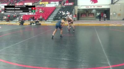 184 lbs Cons. Semi - Cameron Johnson, Central Oklahoma vs Houston Frank, Fort Hays State