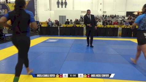 Angel Nicole Conforti vs Angela Camille Boyer 2024 World IBJJF Jiu-Jitsu No-Gi Championship