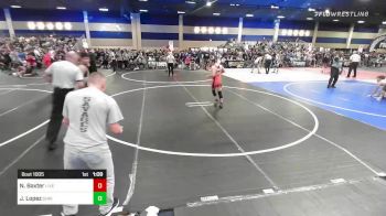 123 lbs Round Of 64 - Nicholas Baxter, Livermore Elite WC vs Javier Lopez, Chain Gang