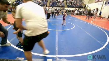 55 lbs Consi Of 8 #1 - Isaac Glover, Vian Wrestling Club vs Bohdi Scott, Salina Wrestling Club