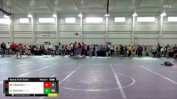 110 lbs Round 4 (10 Team) - Mahmoud Elbardicy, Ohio Gold 10K vs Davion Edmond, Rambler WC