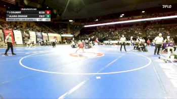 100 Class 2 lbs Cons. Round 2 - Carly Williams, Ft. Zumwalt South vs Kiara Sederburg, Rolla
