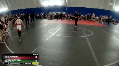 56 lbs Round 3 (3 Team) - Jayden Writesel, Pursuit WC vs Kelton Smith, Crossroads Wrestling