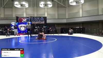 14U Boys - 96 lbs Cons. Round 2 - Henry Otto, Ohio vs Trenton Warren, Thorobred Wrestling Club