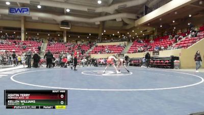 96 lbs Semifinal - Kellen Williams, Dodge City vs Ashtin Terry, Nebraska Boyz