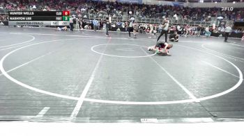 60 lbs Quarterfinal - Hunter Wells, Claremore WC vs Nashton Lee, Panther WC