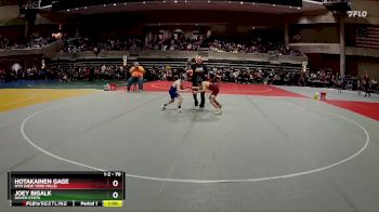 70 lbs Champ. Round 1 - Hotakainen Gage, NYM (New York Mills) vs Joey Bigalk, Dover-Eyota