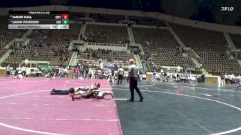 7A 132 lbs Quarterfinal - Gavin Petersen, Fairhope vs Jabari Hall, Central