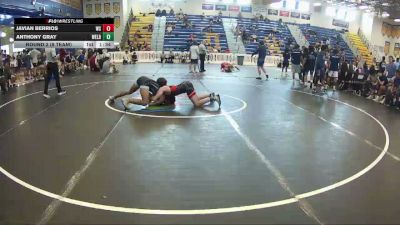132 lbs Round 2 (8 Team) - Anthony Gray, Wellington Black vs Javian Berrios, Westside Wrestling