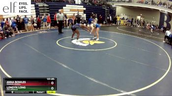 125 lbs. Champ. Round 2 - Anna Bowles, Francis Howell vs Londyn Long, Collinsville