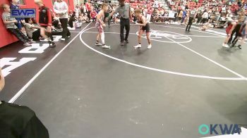 90 lbs Quarterfinal - Cannon Hughes, Verdigris Youth Wrestling vs Rhett Powers, Tiger Trained Wrestling