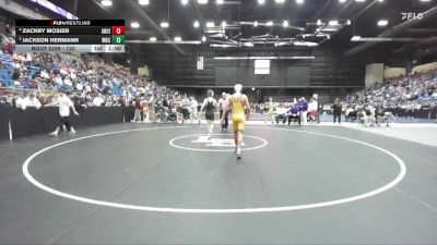 120 lbs Cons. Semi - Zackry Mosier, Arkansas City vs Jackson Hermann, Wichita-Bishop Carrol