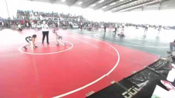 66 lbs Semifinal - Elliott Sanders, Black Cat WC vs Akeeah Mitchell, NM Gold